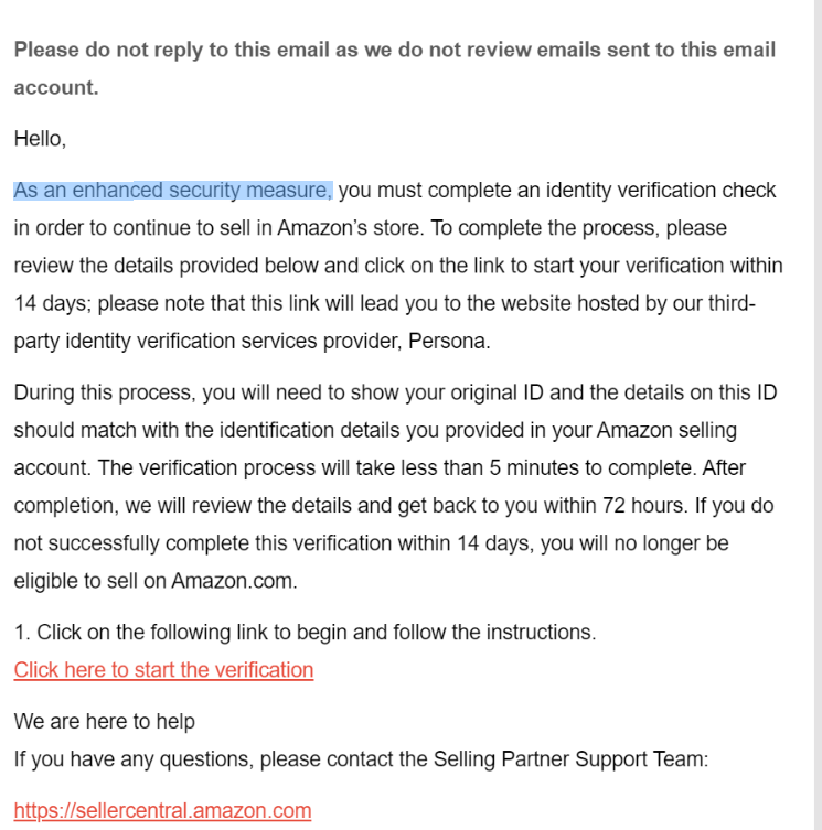亚马逊增强验证：这个验证你们有验证吗？不验证是不是真的会挂账号