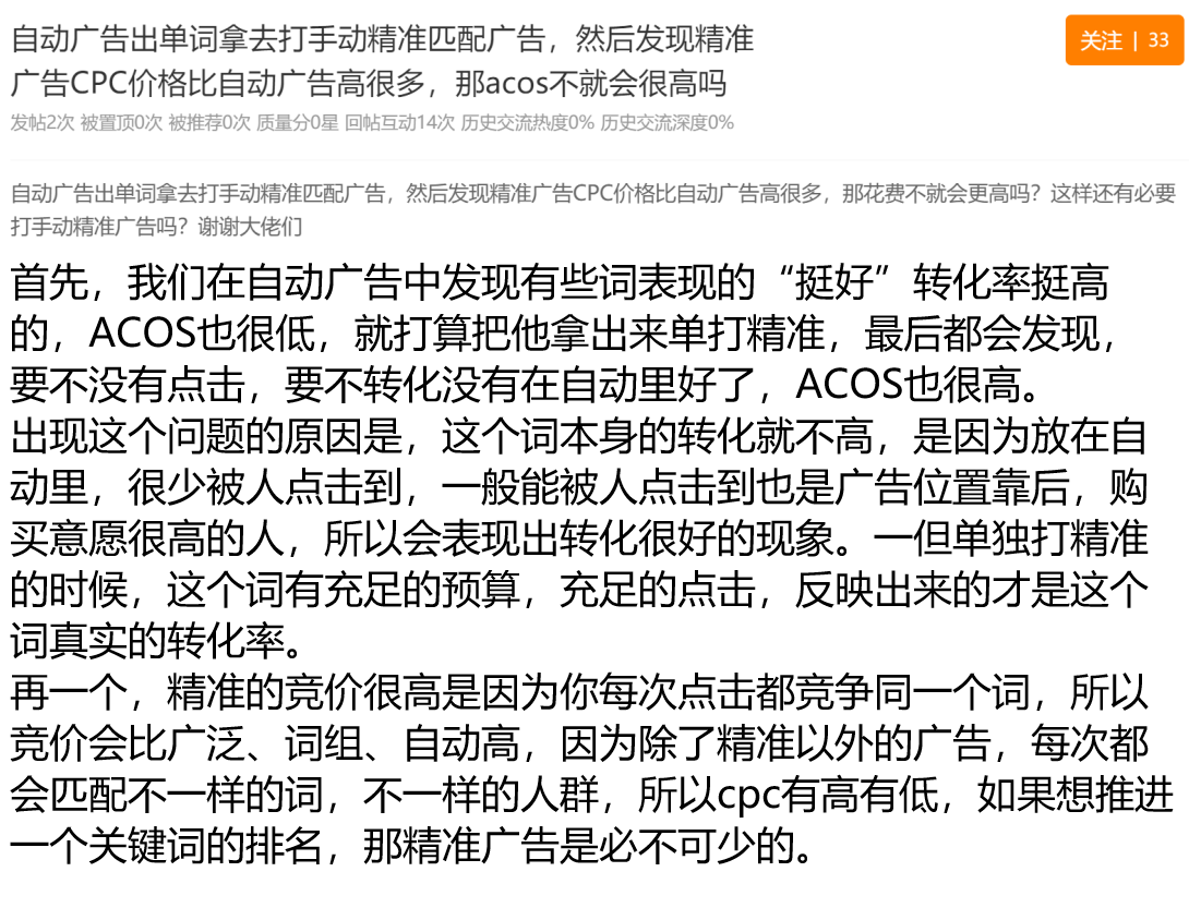 亚马逊广告问题集合贴【第一集】主要面对小白 大佬轻喷