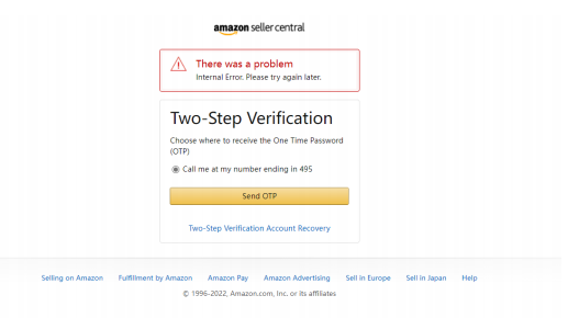 解决方案： 接收不到otp验证码，无法登录亚马逊店铺？应该怎么去解决